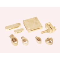 High Quality Brass Earth Terminal for Electrical Grounding Connections, Durable Corrosion-Resistant Brass Terminal Block, Precision Threaded Earth Connector for Industrial and Domestic Wiring Applications
